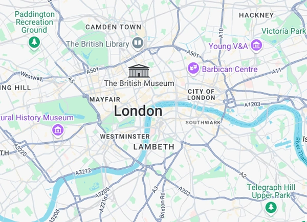 Map of London - solicitors for compensation claims