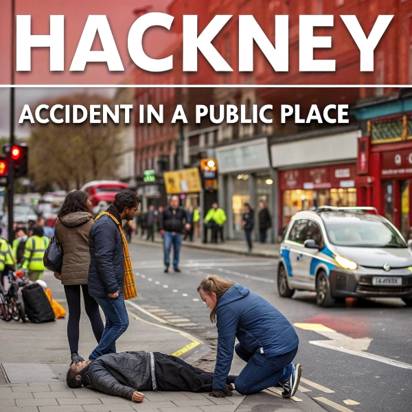 Hackney - Accident in a public place