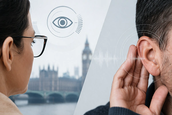 loss of vision or hearing claims in london
